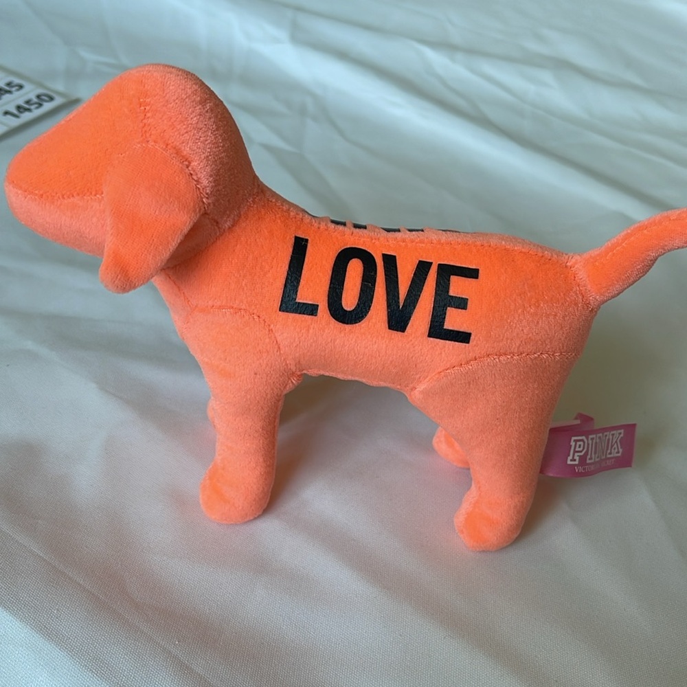 1401- NWOT VS PINK- neon orange PINK dog - Picture 5 of 7